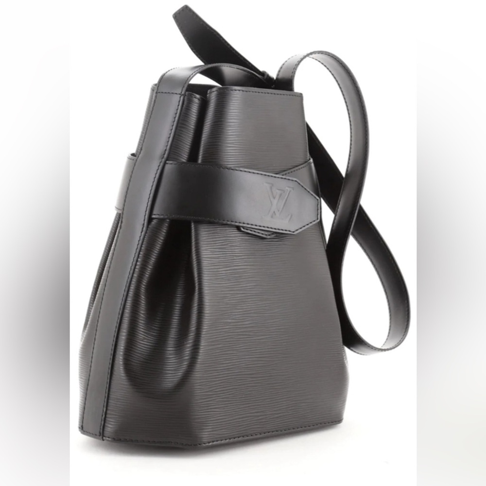Louis Vuitton Black Epi sac d’epaule sac